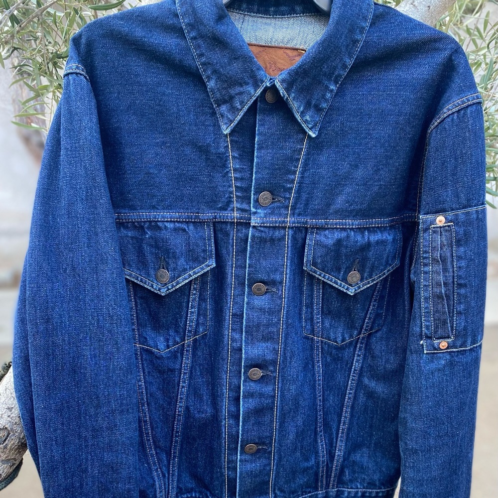 VTG Dry Bones X Japan 🇯🇵 Selvage Denim Jacket, Sz M